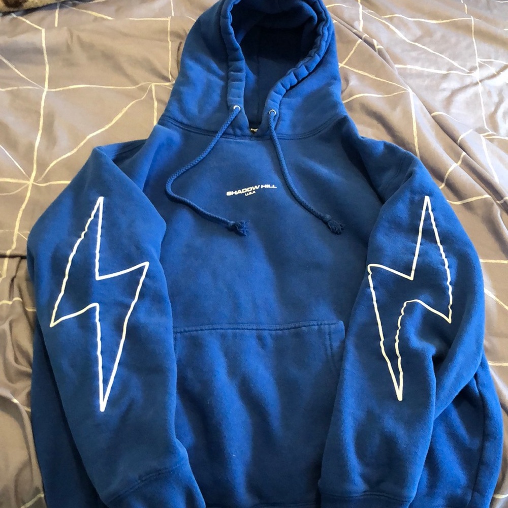 Shadow hill white colbat flash hoodie